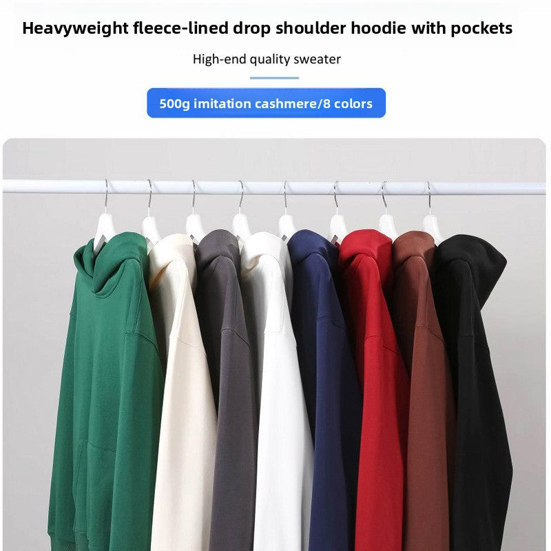 Hooded Cotton Pullover Sweater