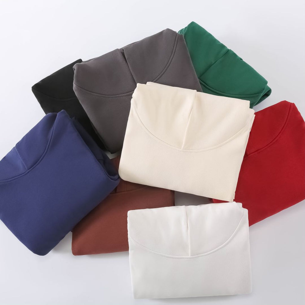 Hooded Cotton Pullover Sweater